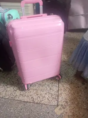 Original Plastic Rubber Suitcases.Small.(Pink)
