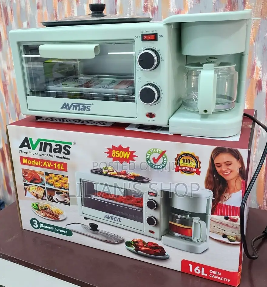 Avinas 3 in 1 Breakfast Maker Machine