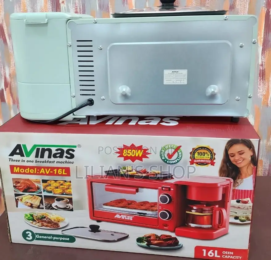 Avinas 3 in 1 Breakfast Maker Machine