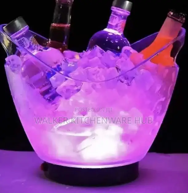 Classic 8 Led Light Ice Bucket