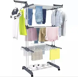 Clothes Drying Rack With Four Layers