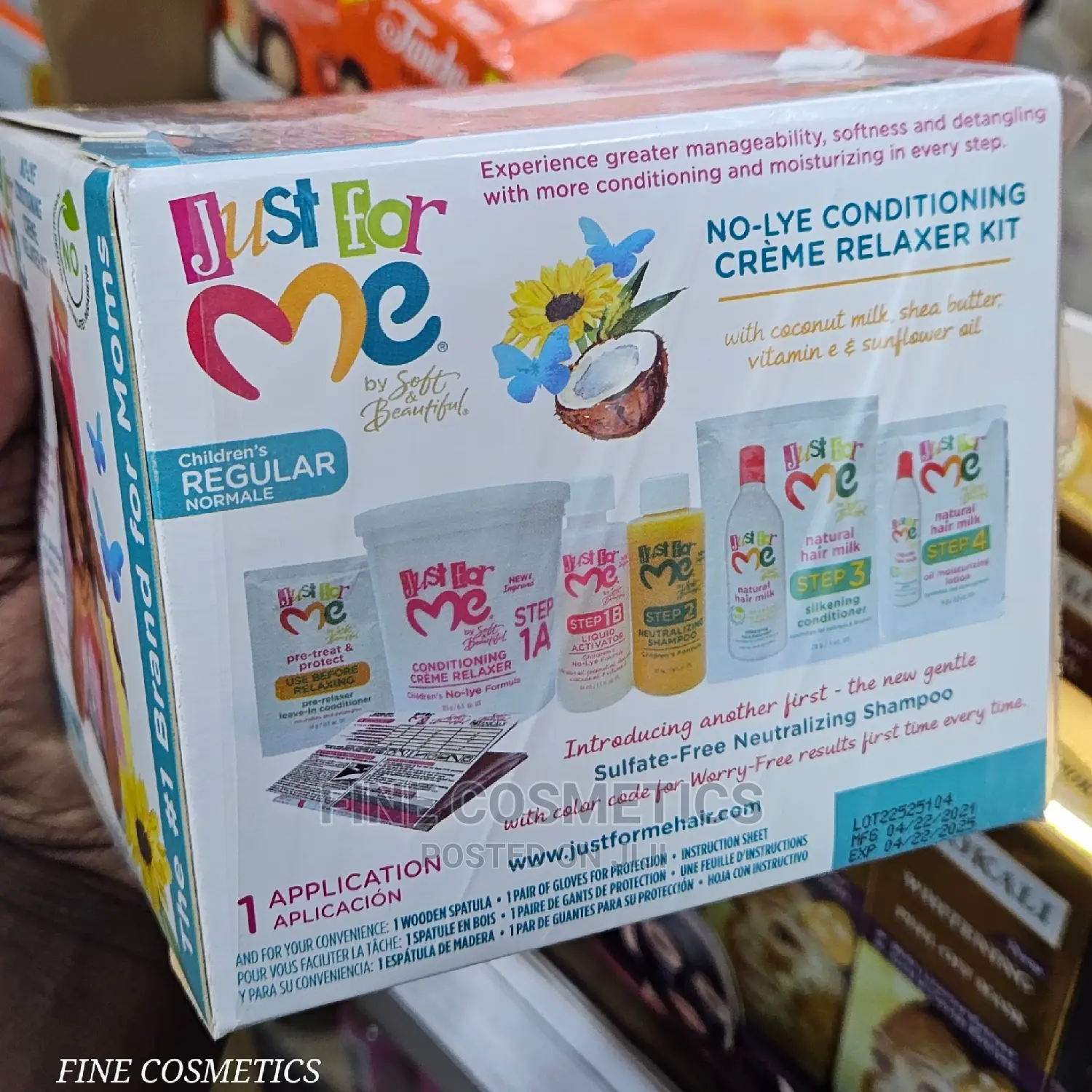 ORIGINAL Just for Me Hair Relaxer Kit for Children