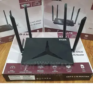 Photo - D-Link DWR-M920 4G LTE Sim Card Router (32 Devices)- Black