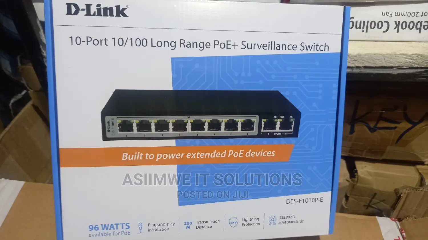 Dlinkk 8ports Poe Switch. Des- F1010p-E