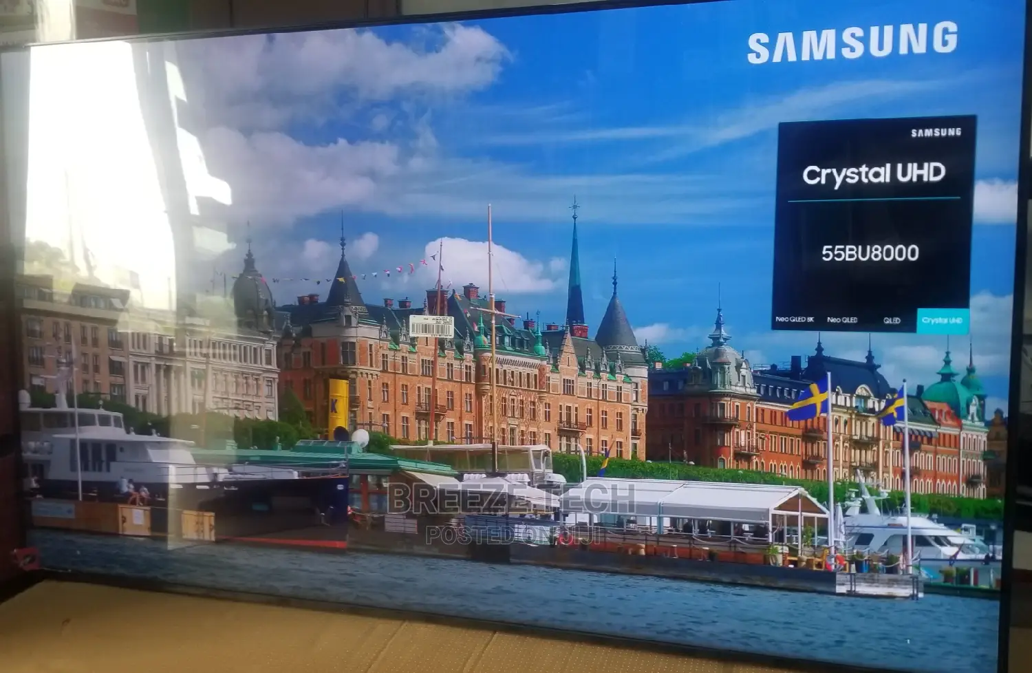Its 55" Samsung Tv
