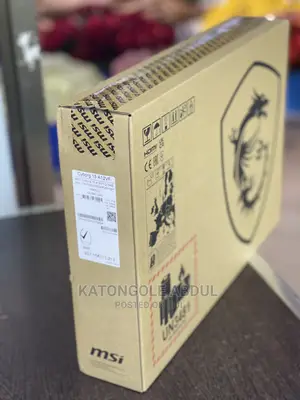 New Laptop MSI 16GB Intel Core I7 SSD 512GB