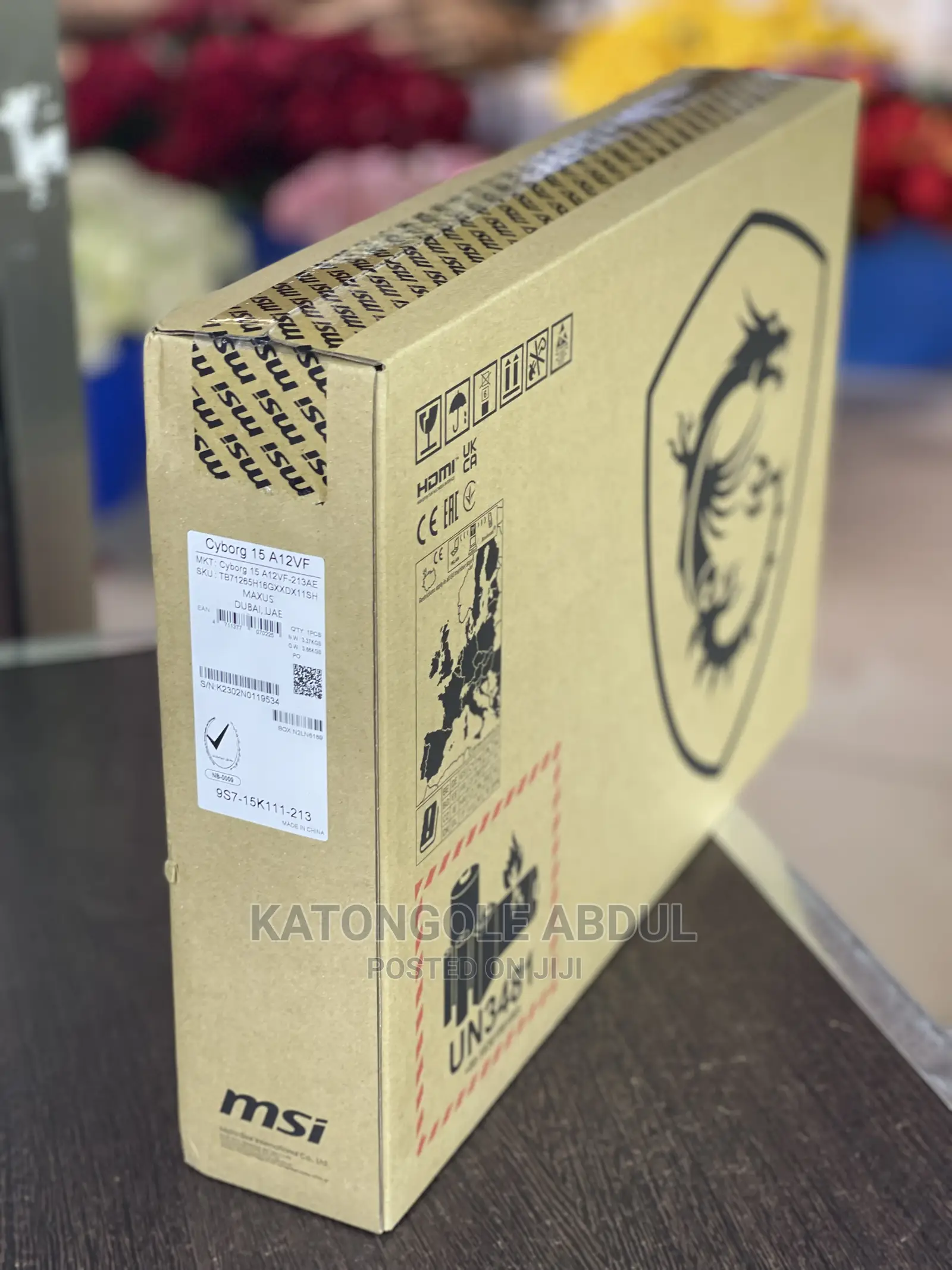 New Laptop MSI 16GB Intel Core I7 SSD 512GB