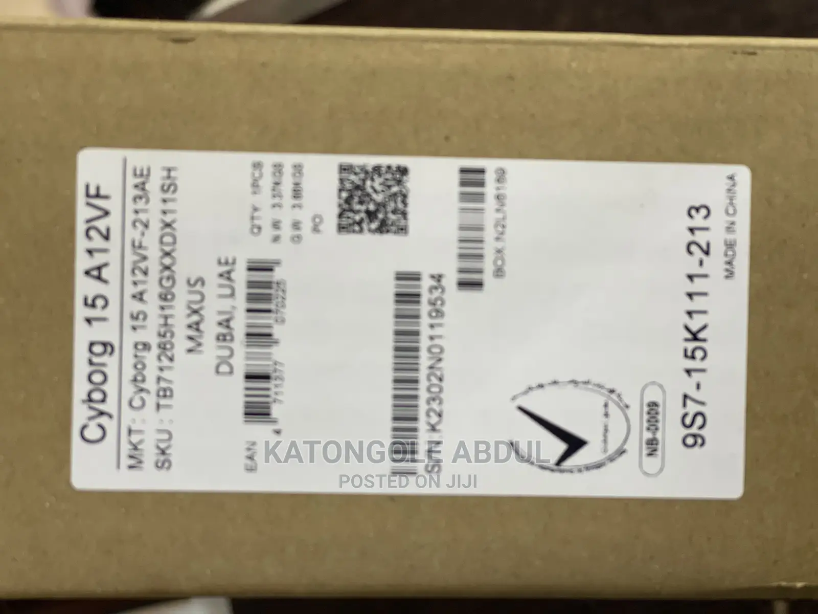 New Laptop MSI 16GB Intel Core I7 SSD 512GB
