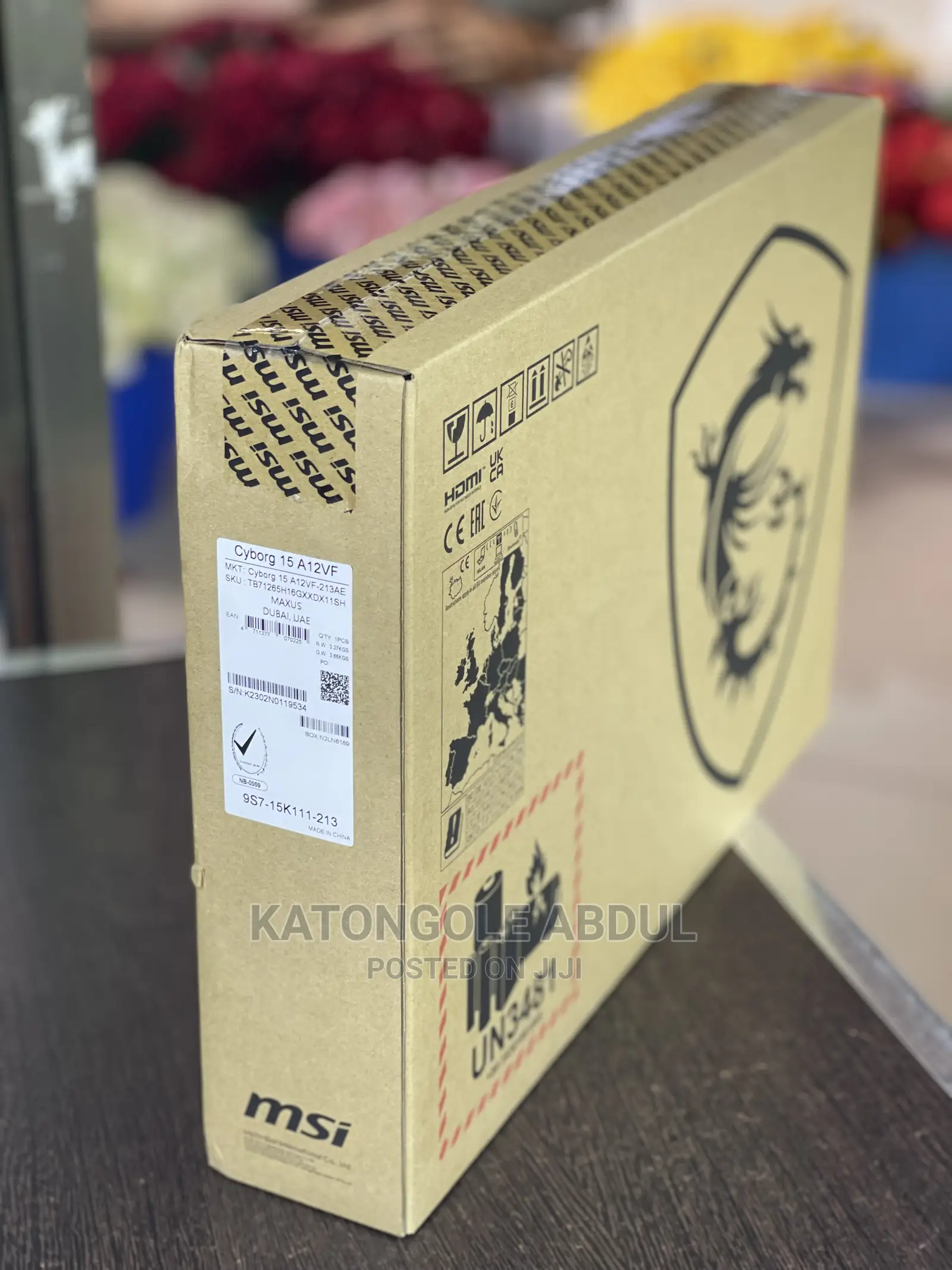 New Laptop MSI 16GB Intel Core I7 SSD 512GB