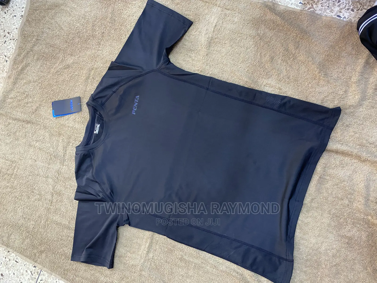 5 Piece Men’S Gym Wear- Black Suit