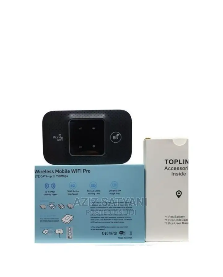 Hilink Top Link Hw52pro 4G, 5g LTE Mobile Wifi 3000mah Btry