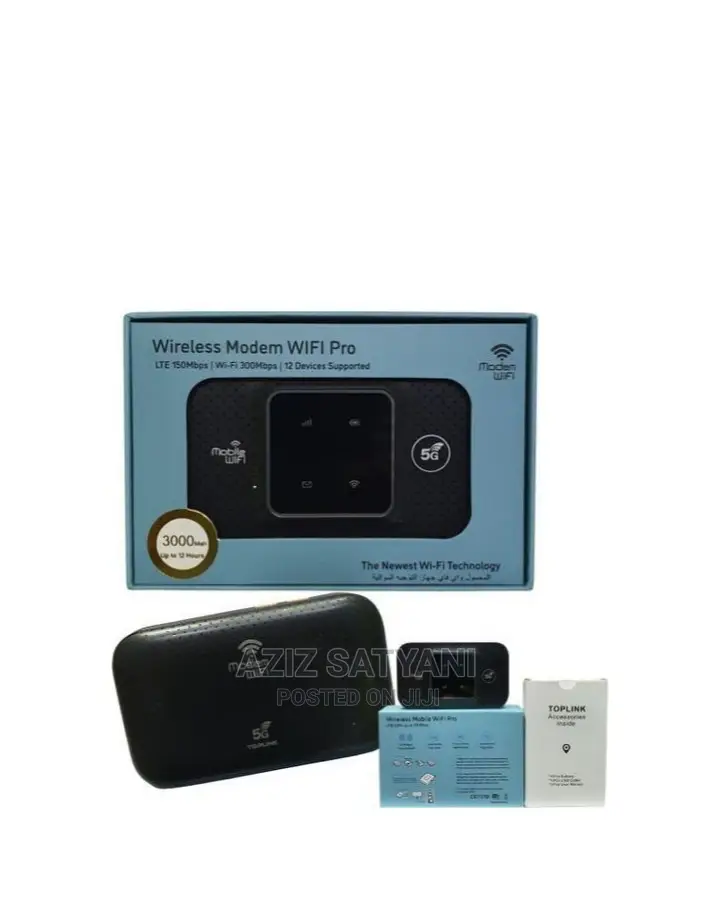 Hilink Top Link Hw52pro 4G, 5g LTE Mobile Wifi 3000mah Btry