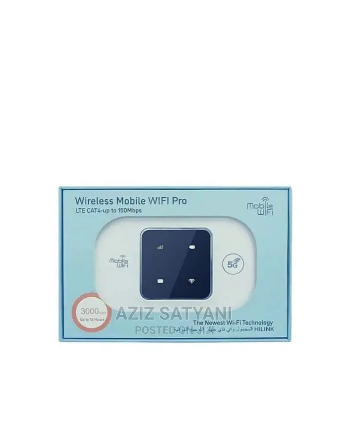 Hilink Top Link Hw52pro 4G, 5g LTE Mobile Wifi 3000mah Btry