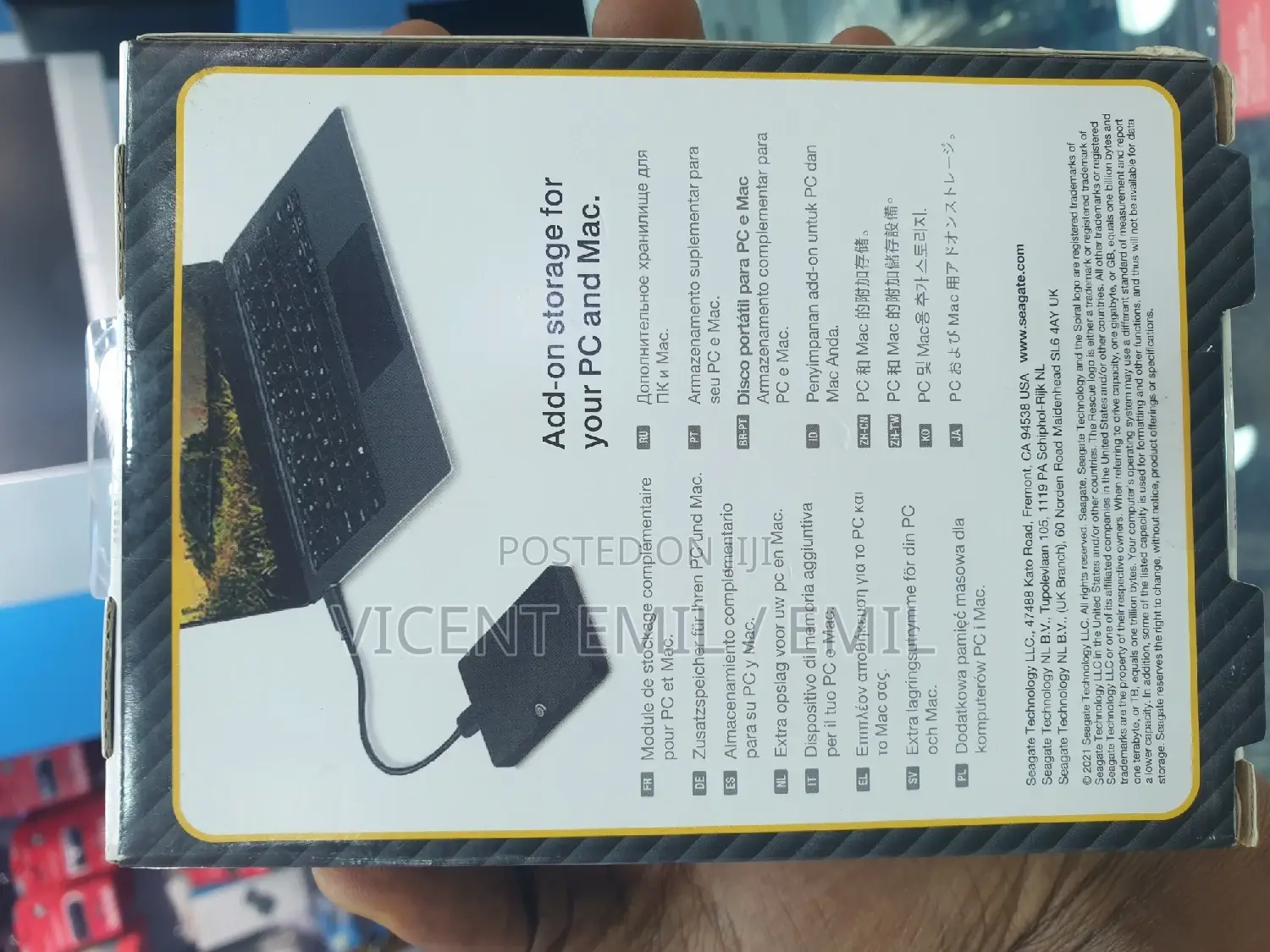 Harddrive 1TB Seagate Expansion 1