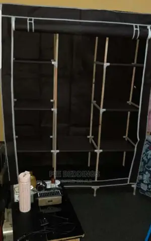 3 Column Wood Frame Closet