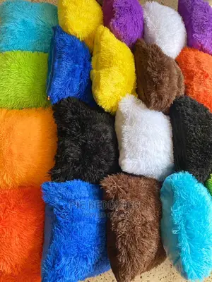 Fluffy Cushions in Different Colors