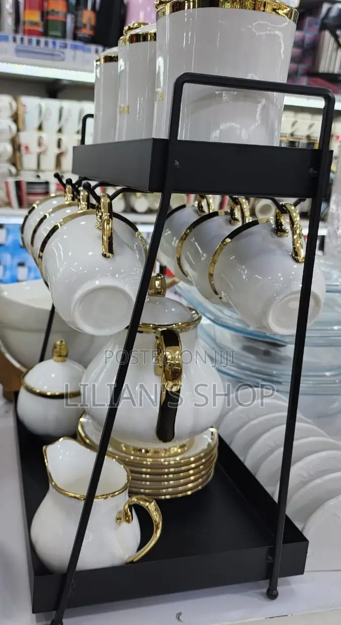 Coffee Set With Rack