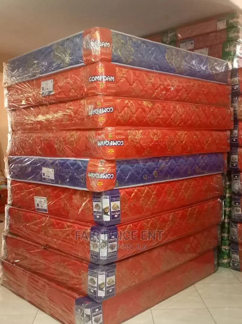 Quilted Density Mattress.4x6x10inches.( Red)