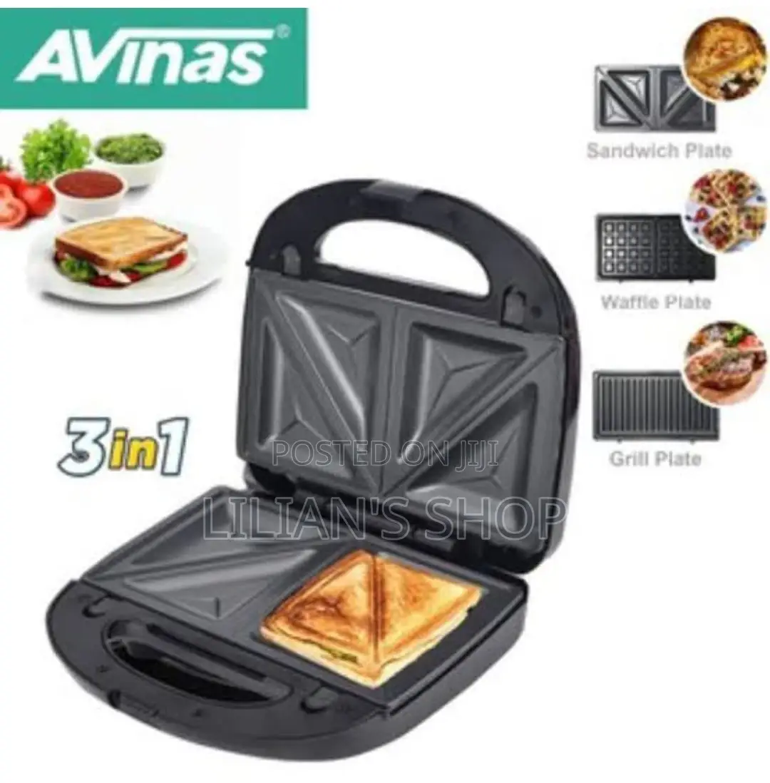 Brand New Avinas 3 in 1 Sandwich Maker