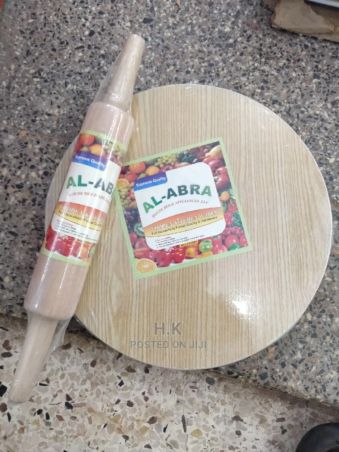 Chapatti Board and Rolling Pin