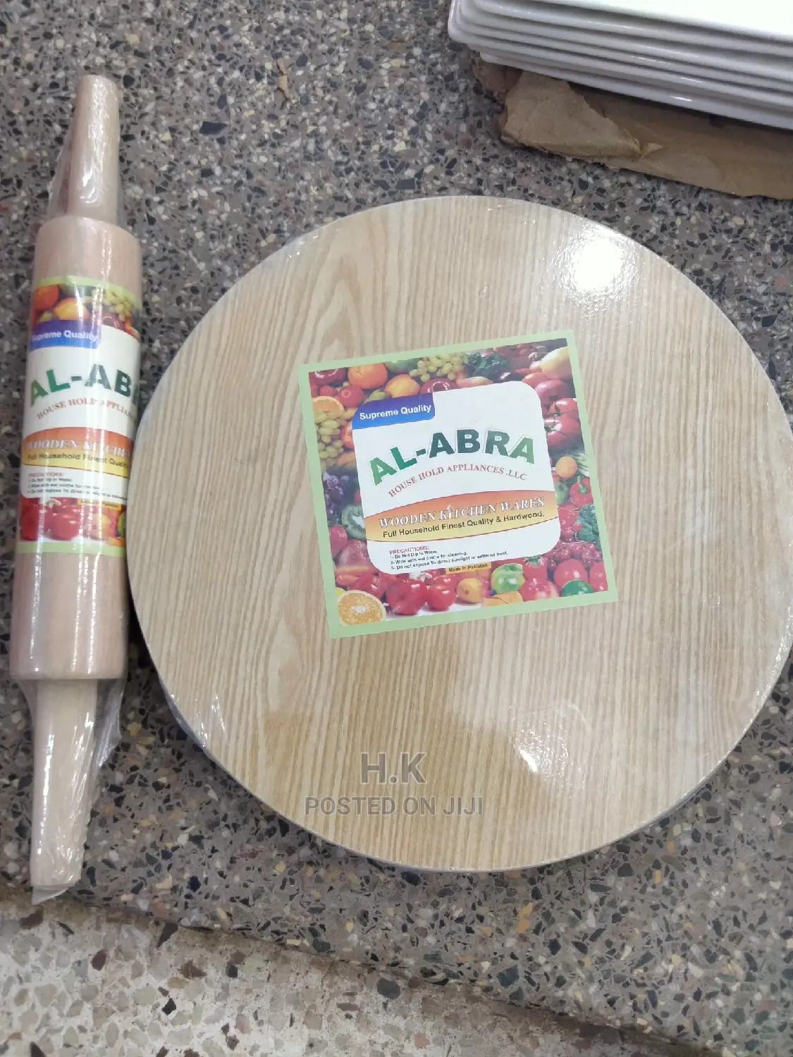 Chapatti Board and Rolling Pin