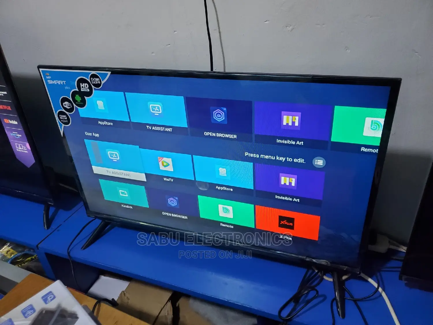 Smart Tv 32 Inch- With 2 Free Remotes+ Free Wall Mount