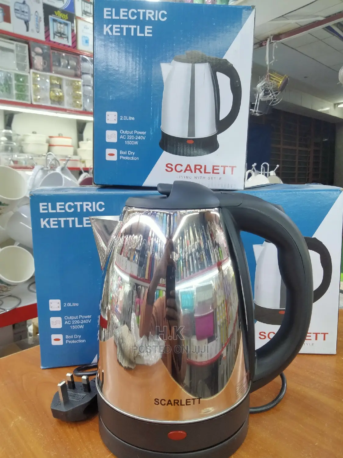 Electric Kettle Scarlet