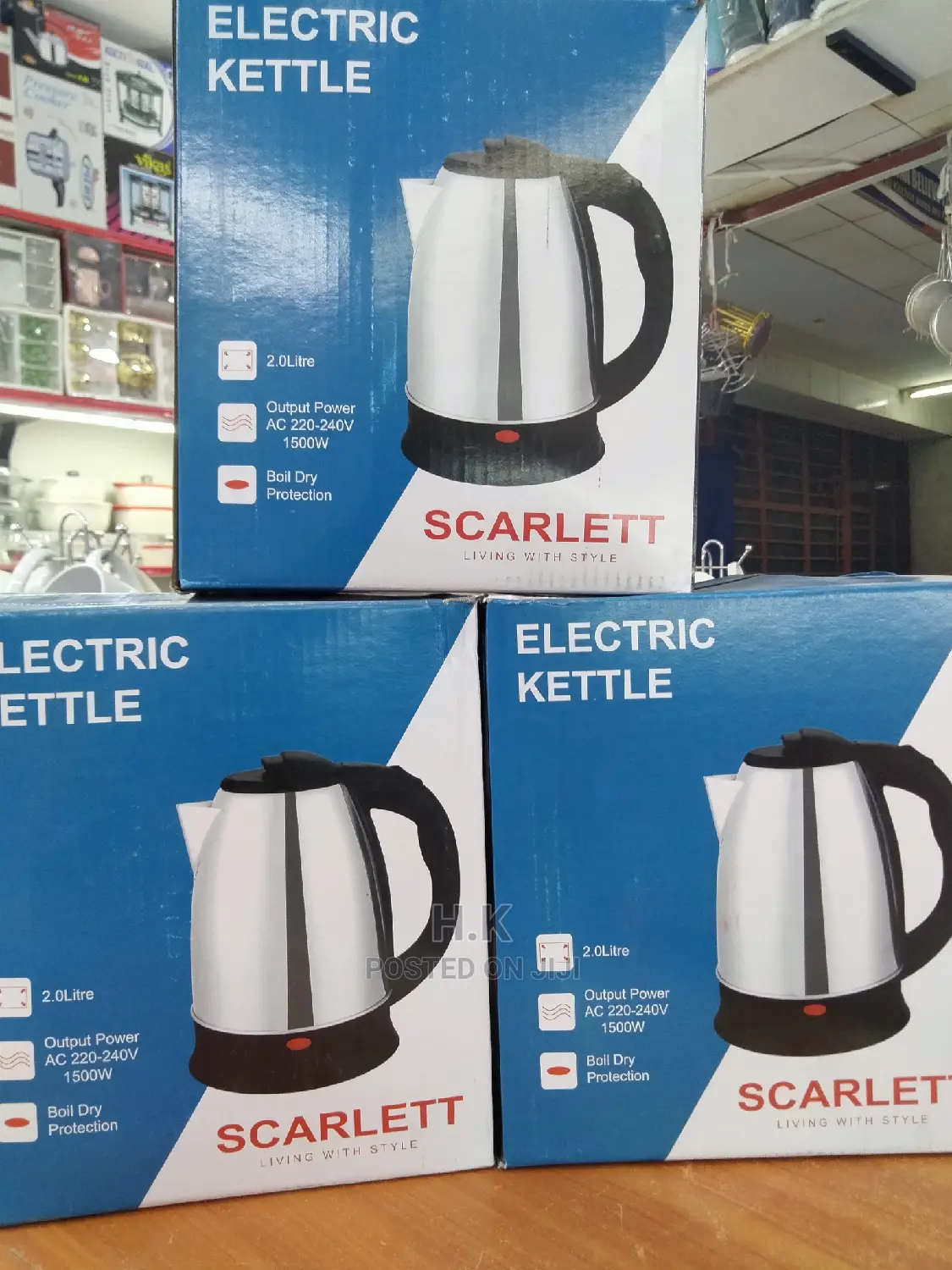 Electric Kettle Scarlet