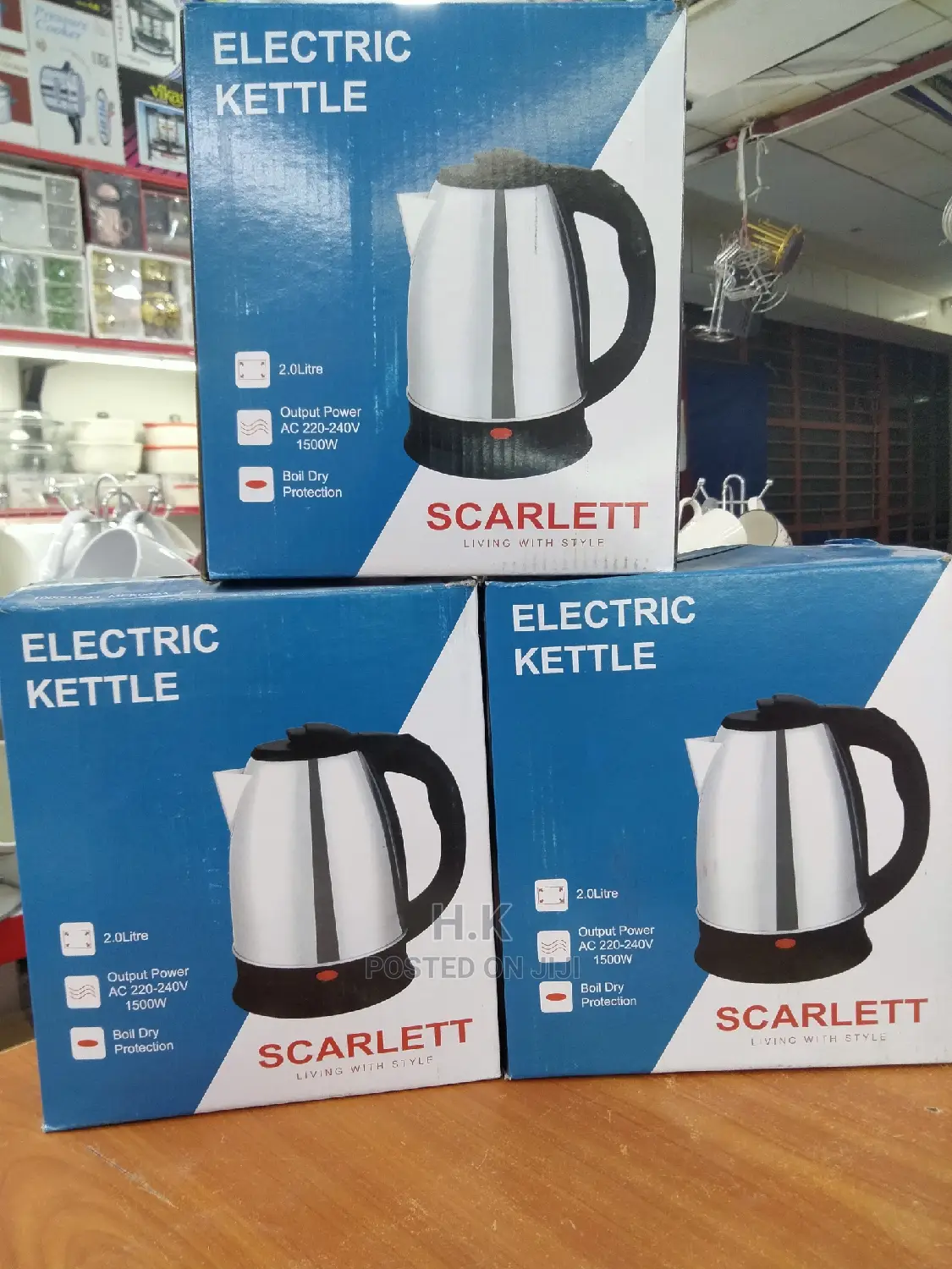 Electric Kettle Scarlet