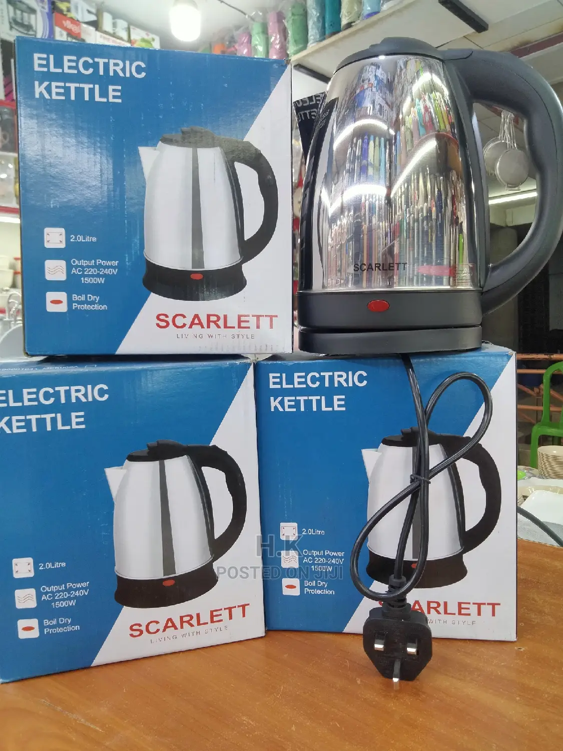 Electric Kettle Scarlet