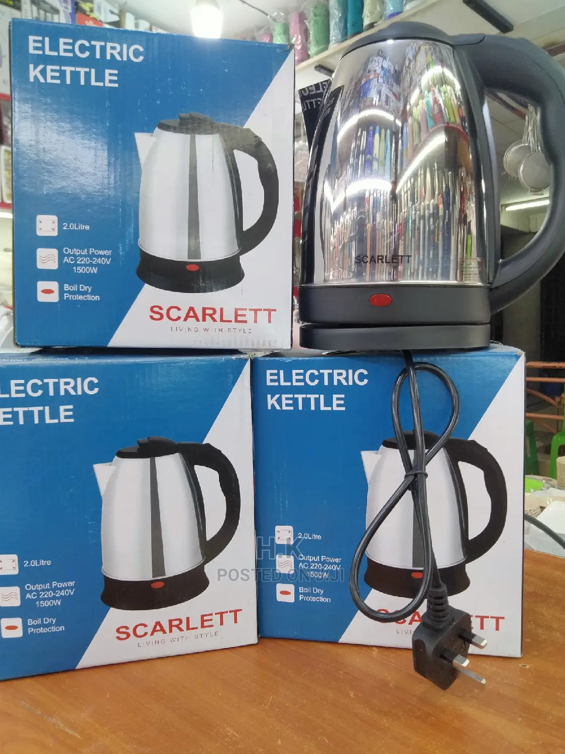 Electric Kettle Scarlet