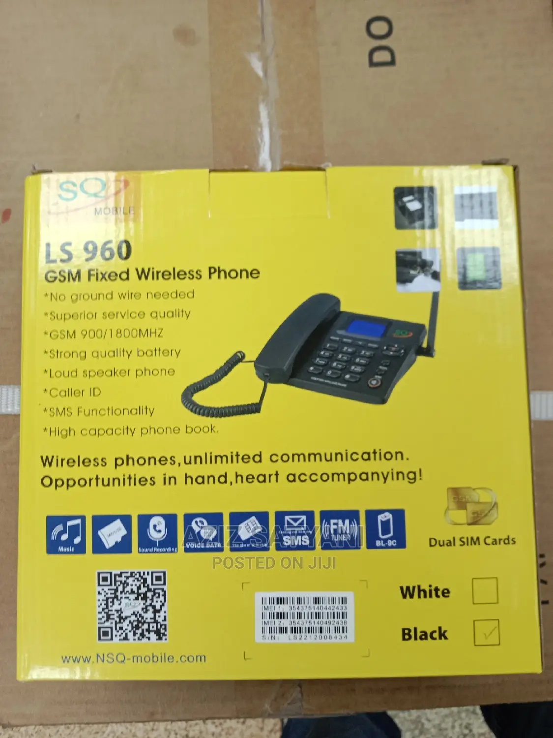 SQ LS-960 Dual Sim GSM Wireless Landline Desktop Phone