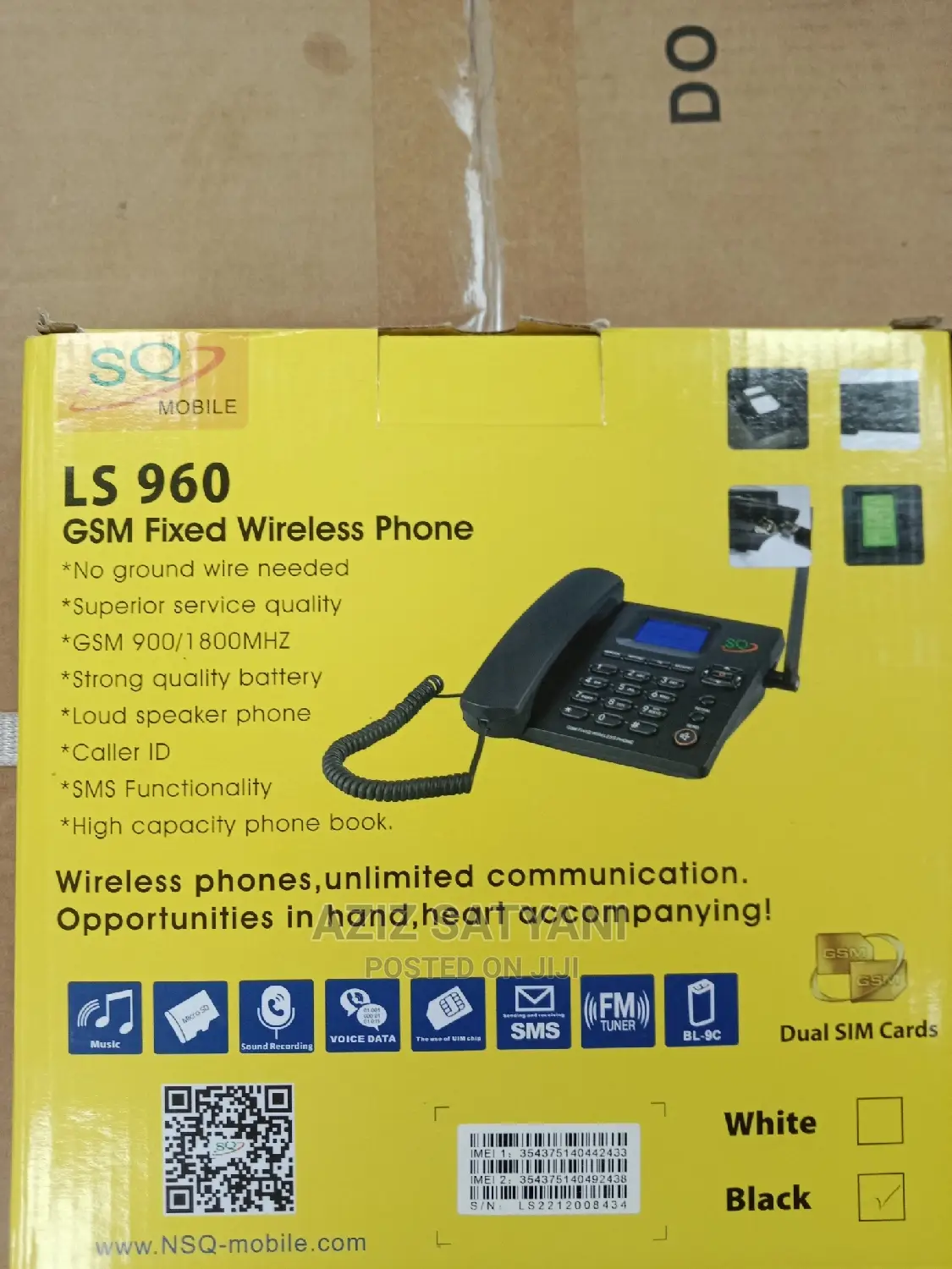 SQ LS-960 Dual Sim GSM Wireless Landline Desktop Phone
