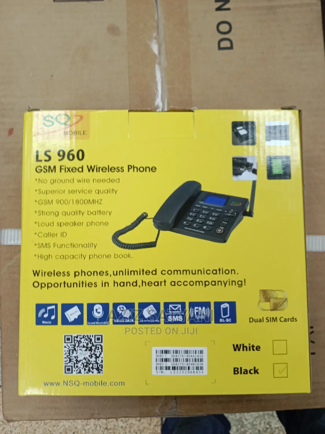 SQ LS-960 Dual Sim GSM Wireless Landline Desktop Phone
