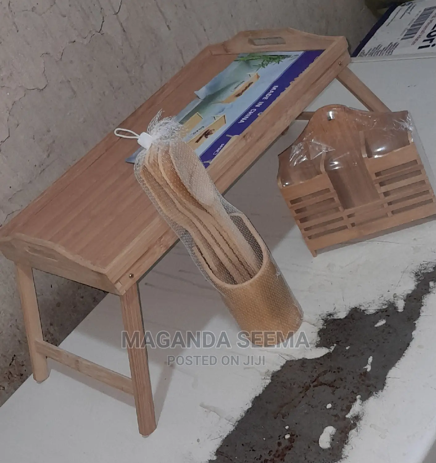 Wooden Tray Set