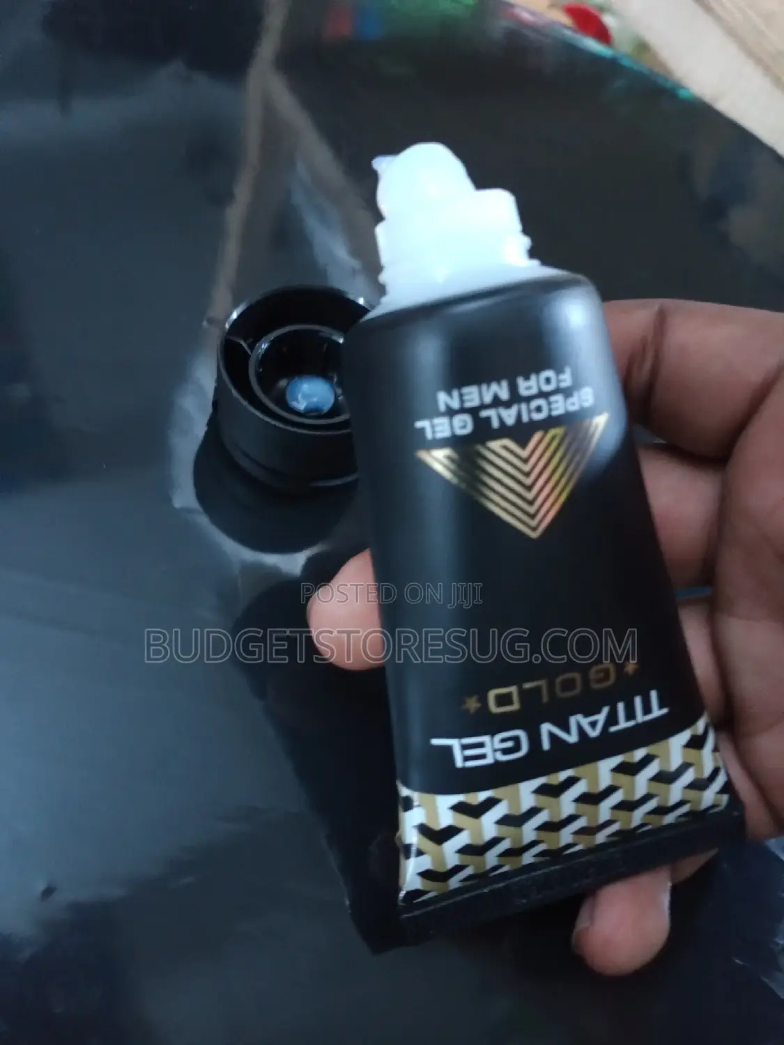 L Titan Gel Gold White Neck