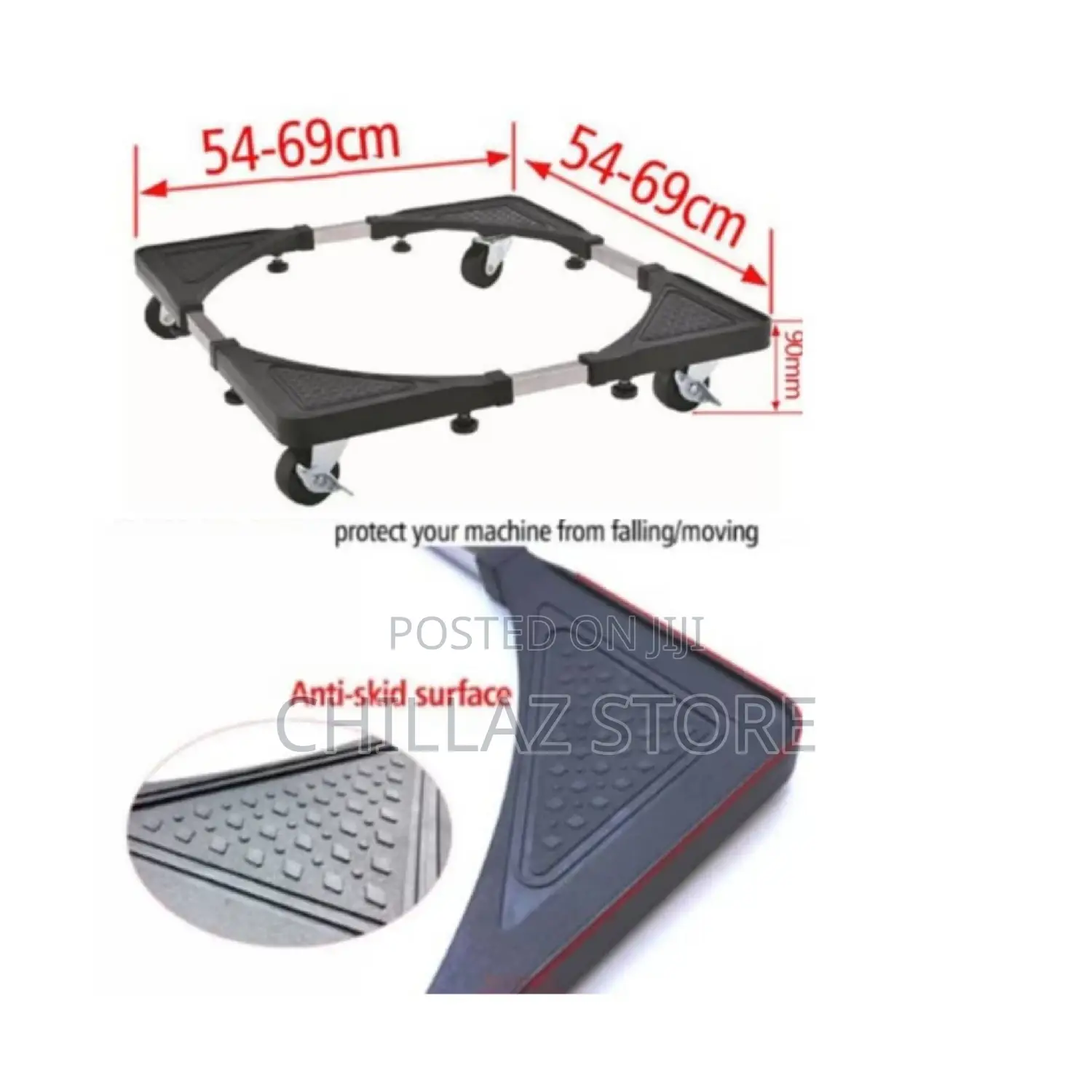 Washing Machine Movable Base Stand.