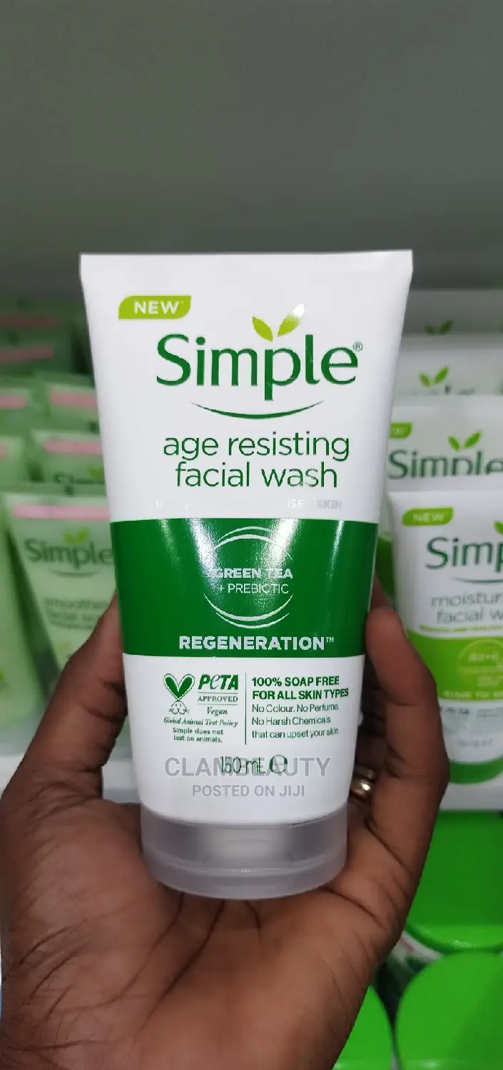 Simple Age Resisting Facial Wash for Sensitive Skin