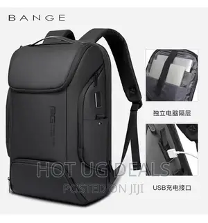 Original Anti-Thefty Laptop Bag USB/Earphones Port- Gray