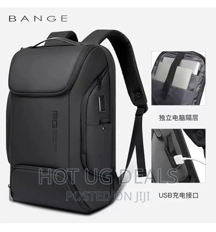 Original Anti-Thefty Laptop Bag USB/Earphones Port- Gray