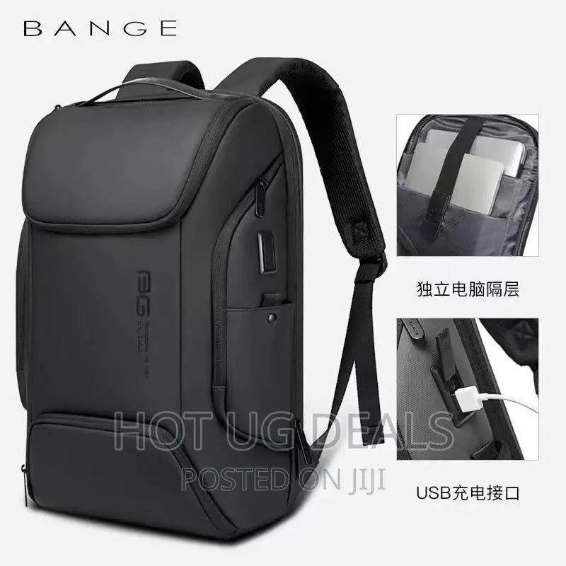Original Anti-Thefty Laptop Bag USB/Earphones Port- Gray