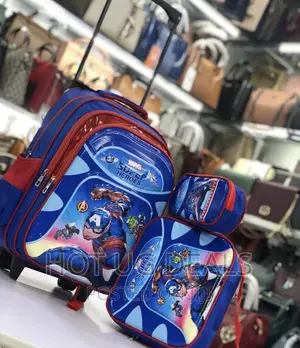 3pc Kids Luggage Travel Bag Set - Multicolor