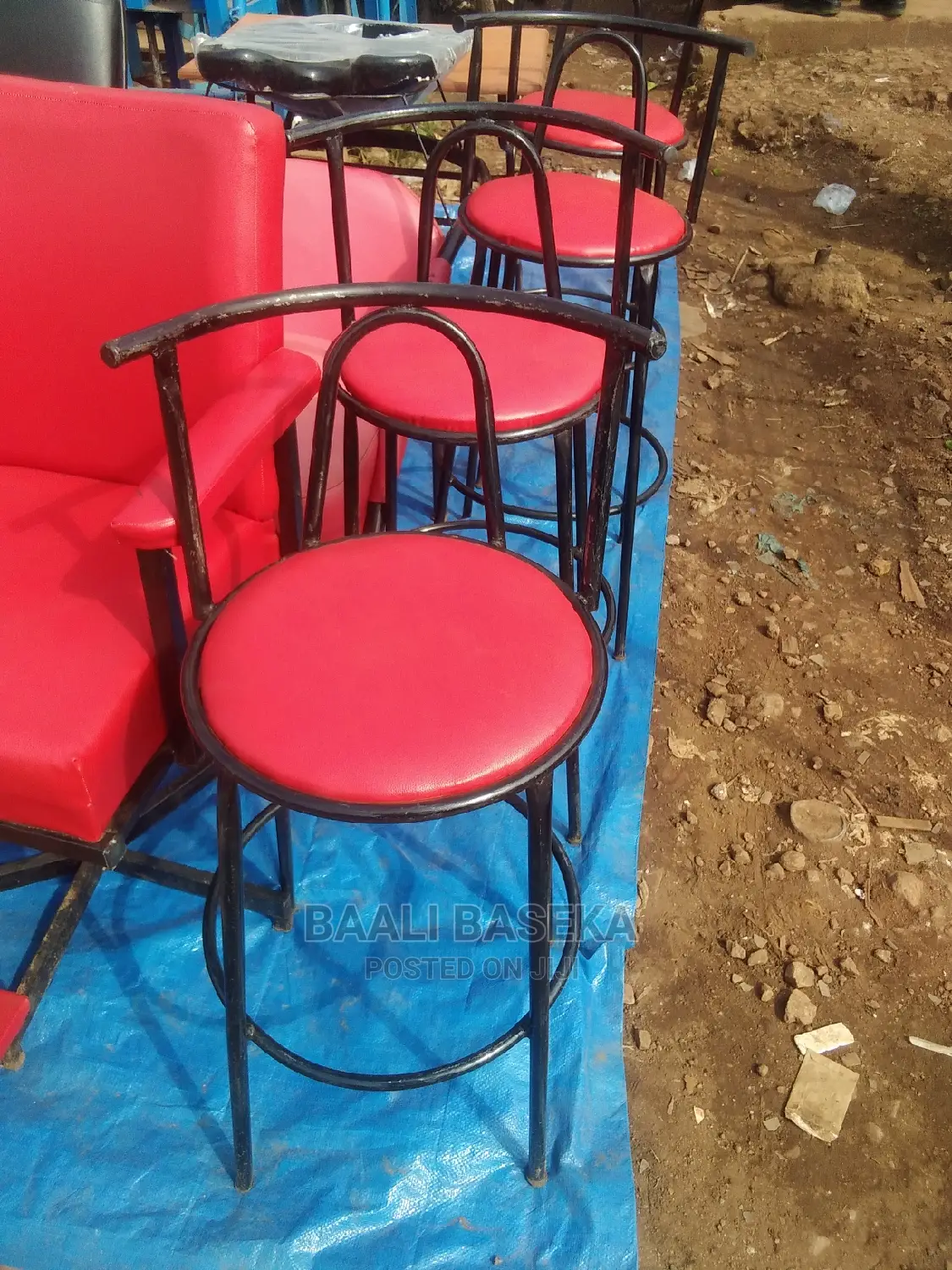 Counter Chairs/Metallic Chair