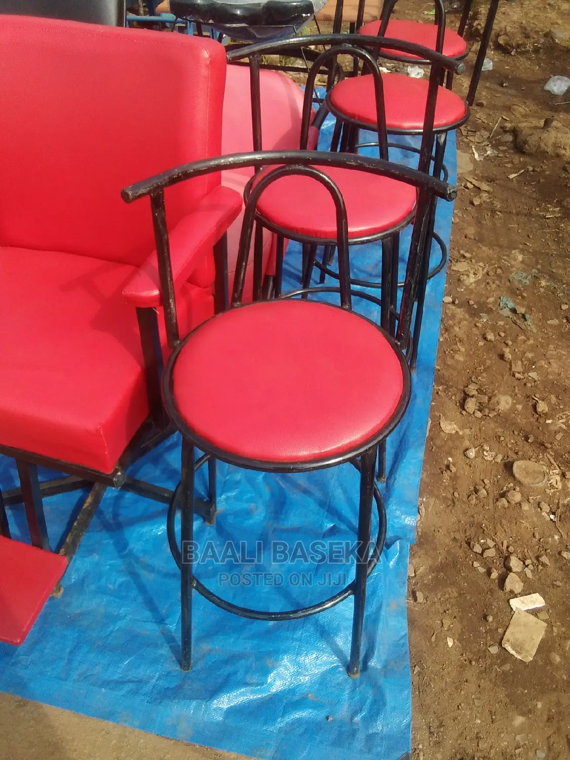 Counter Chairs/Metallic Chair