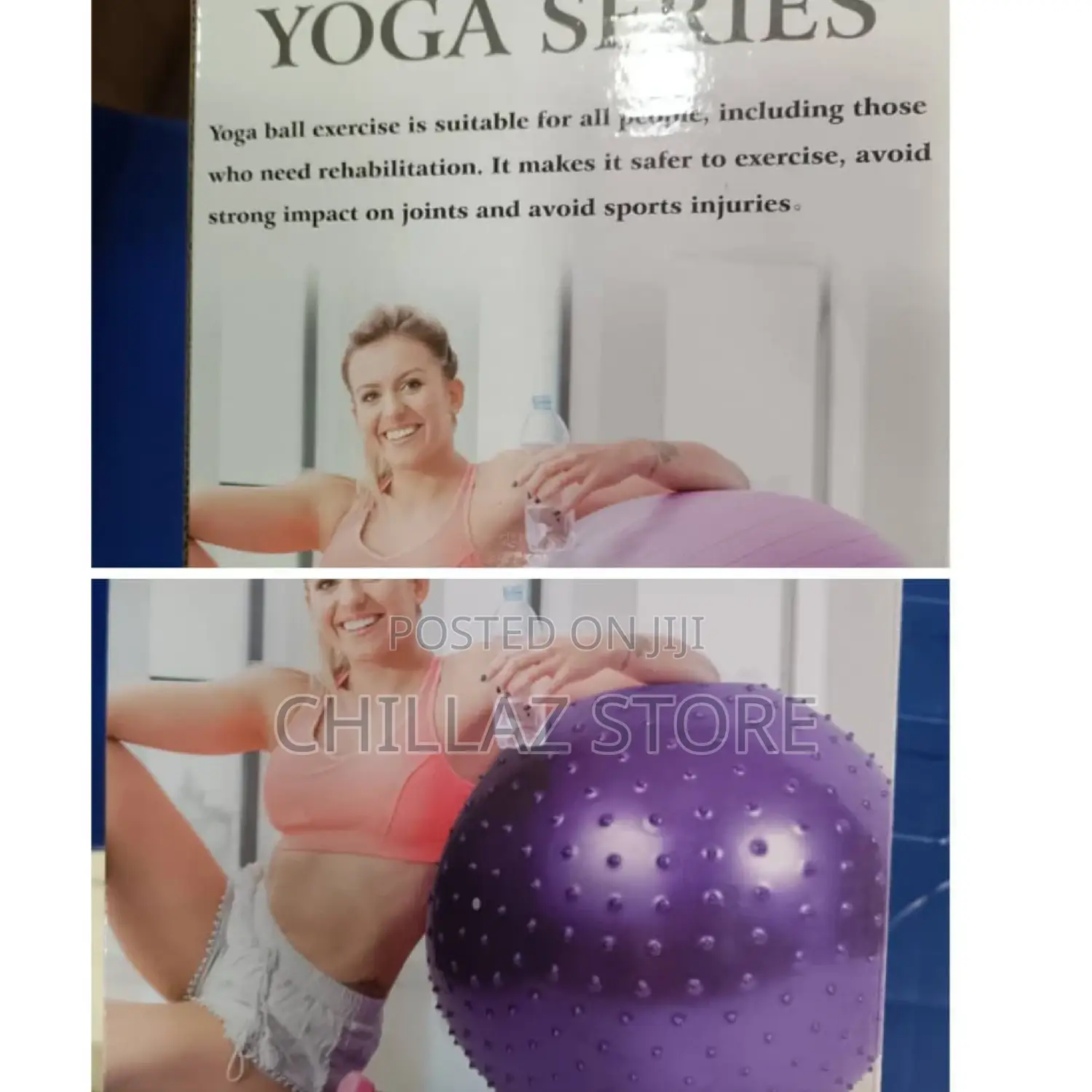 Yoga Non Slip Exercise Ball.