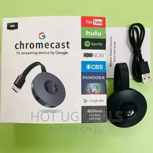 Chromecast-tv Streaming Device By Google- Black