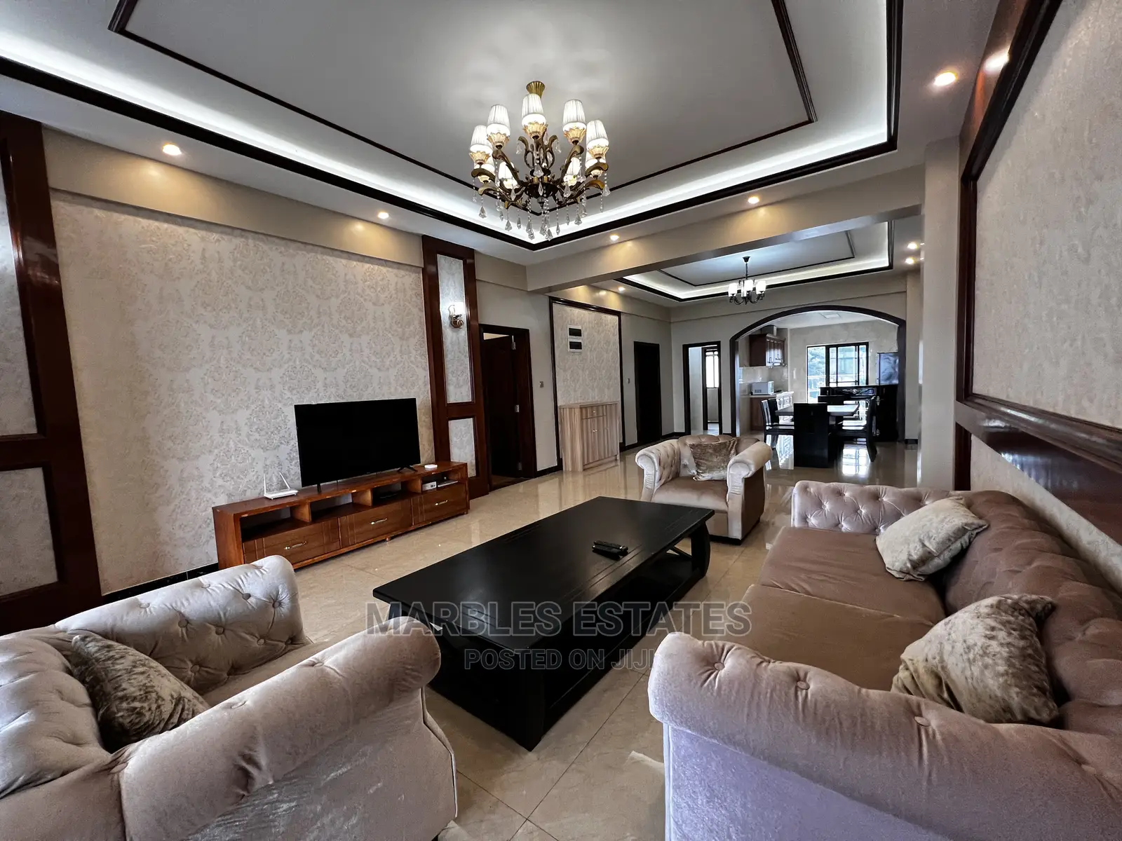 Furnished 3bdrm Apartment in Naguru, Central Division for rent
