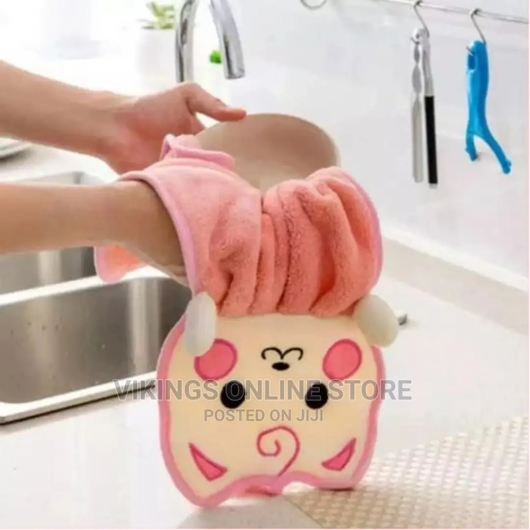 1 Piece Kitchen, Cleaning Hand Dry, Baby Bath Towels – Pink