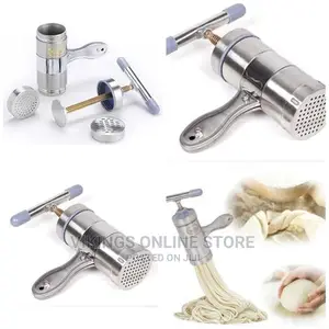 Steel Noodle Maker Manual Spaghetti Pasta Press Machine-