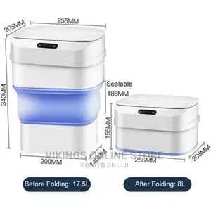 Automatic Induction Smart Sensor Folding Trash Can Dustbin